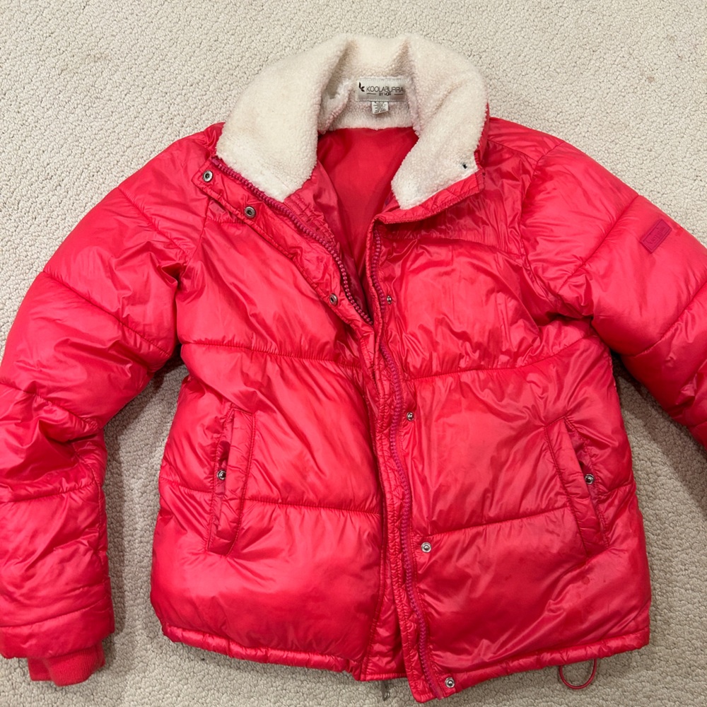 UGG Womens Pink Puffer Jacket